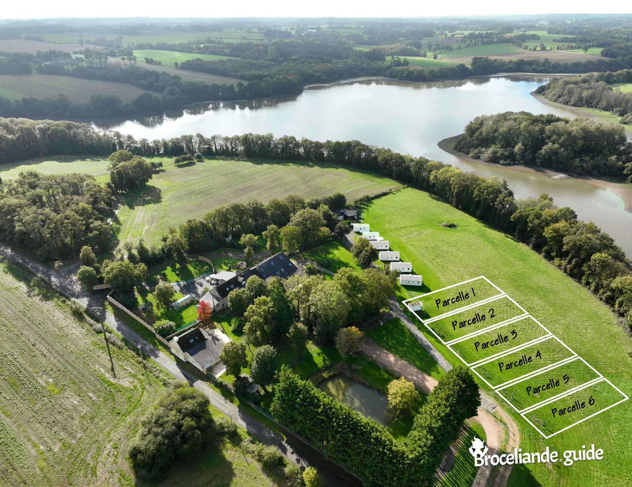 6 emplacements mobil-homes résidentiels - Domaine de Jaunel